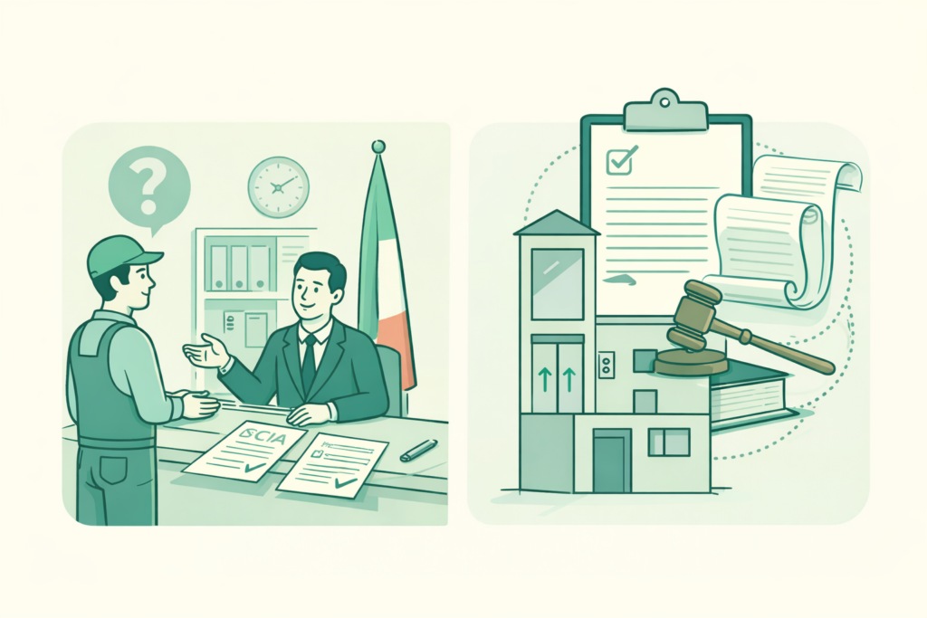 ascensori milano permessi