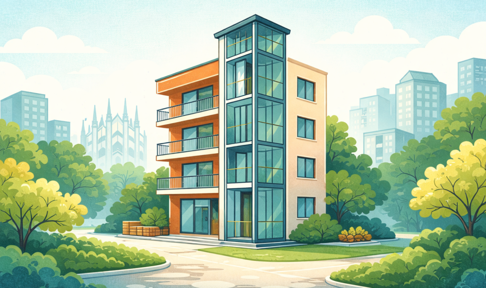 Ascensori Milano esterni